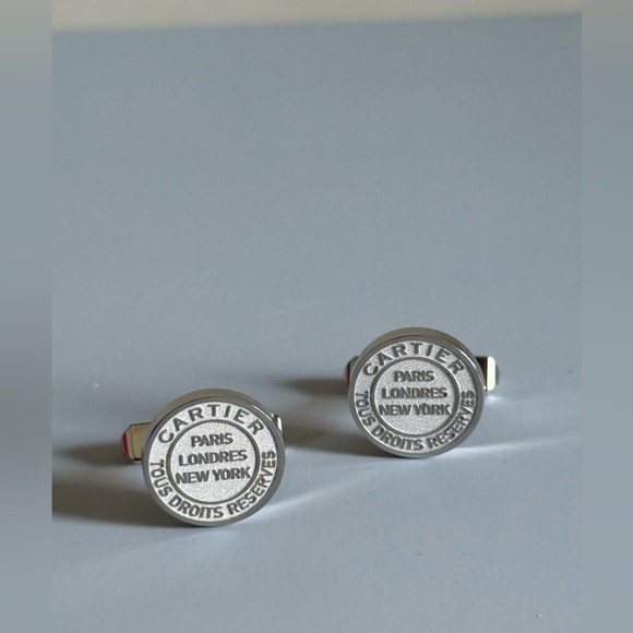 Cartier Silver Cufflinks - Picture 3 of 5
